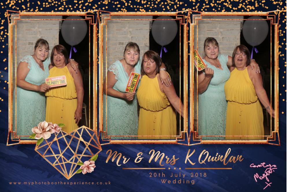 Mr & Mrs K Quinlan | View more photos from the event at gallery.myphotoboothexperience.co.uk/u/MyPhotoBoothExperienceLtd/Mr-Mrs-K-Quinlan